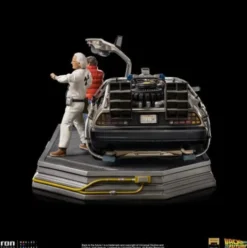 Regreso al Futuro Estatua 1/10 Art Scale DeLorean Full Set 23 cm