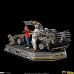 Regreso al Futuro Estatua 1/10 Art Scale DeLorean Full Set 23 cm