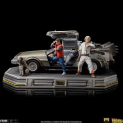 Regreso al Futuro Estatua 1/10 Art Scale DeLorean Full Set 23 cm