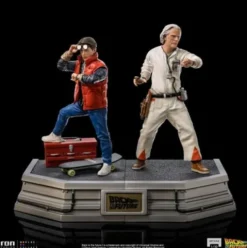 Regreso al Futuro Estatua 1/10 Art Scale Doc Brown 22 cm