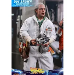 Regreso al futuro Figura Movie Masterpiece 1/6 Doc Brown (Deluxe Version) 30 cm Hot Toys
