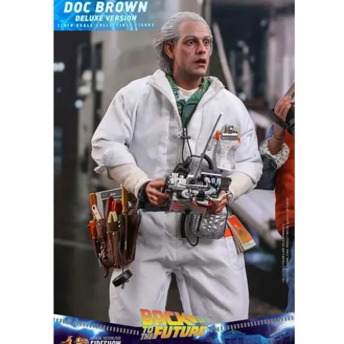 Regreso al futuro Figura Movie Masterpiece 1/6 Doc Brown (Deluxe Version) 30 cm Hot Toys
