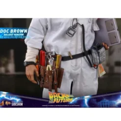 Regreso al futuro Figura Movie Masterpiece 1/6 Doc Brown (Deluxe Version) 30 cm Hot Toys