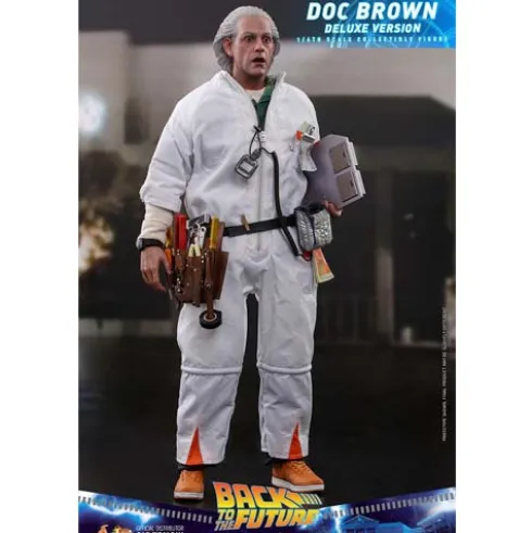 Regreso al futuro Figura Movie Masterpiece 1/6 Doc Brown (Deluxe Version) 30 cm Hot Toys