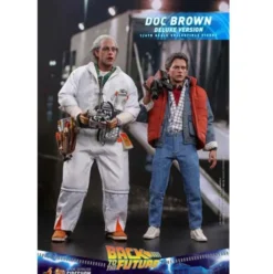 Regreso al futuro Figura Movie Masterpiece 1/6 Doc Brown (Deluxe Version) 30 cm Hot Toys