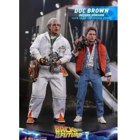 Regreso al futuro Figura Movie Masterpiece 1/6 Doc Brown (Deluxe Version) 30 cm Hot Toys