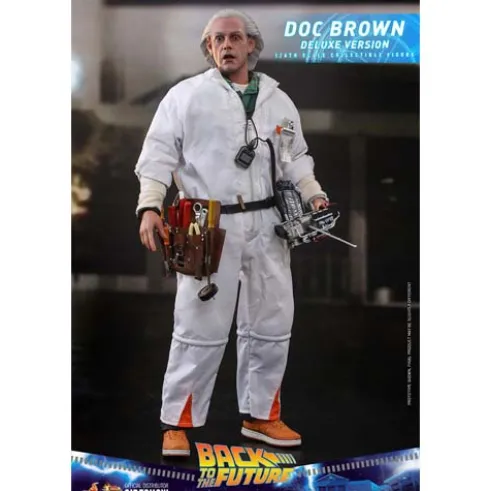 Regreso al futuro Figura Movie Masterpiece 1/6 Doc Brown (Deluxe Version) 30 cm Hot Toys