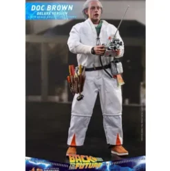 Regreso al futuro Figura Movie Masterpiece 1/6 Doc Brown (Deluxe Version) 30 cm Hot Toys