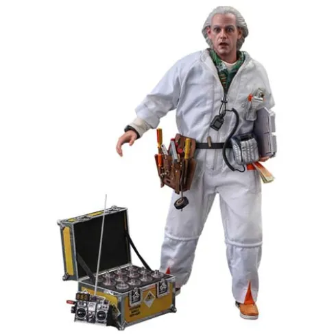 Regreso al futuro Figura Movie Masterpiece 1/6 Doc Brown (Deluxe Version) 30 cm Hot Toys