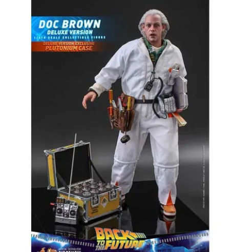 Regreso al futuro Figura Movie Masterpiece 1/6 Doc Brown (Deluxe Version) 30 cm Hot Toys