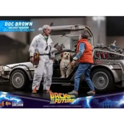 Regreso al futuro Figura Movie Masterpiece 1/6 Doc Brown (Deluxe Version) 30 cm Hot Toys