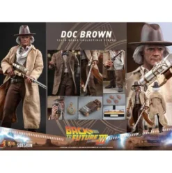 Regreso al futuro III Figura Movie Masterpiece 1/6 Doc Brown 32 cm Hot Toys