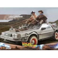 Regreso al futuro III Figura Movie Masterpiece 1/6 Doc Brown 32 cm Hot Toys