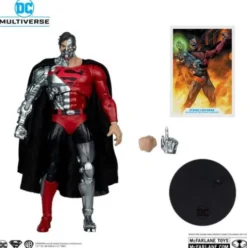 Revenge of the Green Lanterns DC Multiverse Figura Cyborg Superman (Gold Label) 18 cm