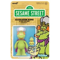 Sesame Street Figura ReAction Wave 04 Alligator King & 7th Son 10 cm