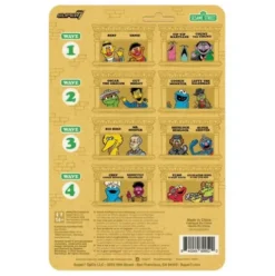 Sesame Street Figura ReAction Wave 04 Alligator King & 7th Son 10 cm