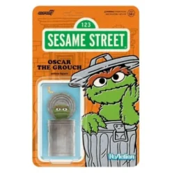 Sesame Street Figura ReAction Wave 02 Oscar the Grouch 10 cm