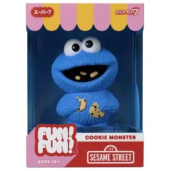 Sesame Street Figura Soft Vinyl FUN! FUN! Wave 02 Cookie Monster 13 cm