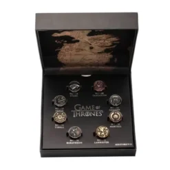 Set De Anillos Juego De Tronos Escudo Casas