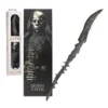 Set de Varita y marcapáginas 3D Mortífago Harry Potter 30 cm