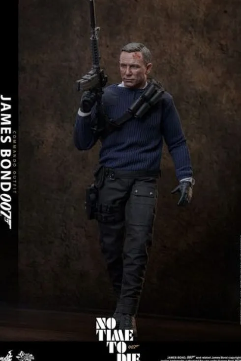 Sin tiempo para morir Figura Movie Masterpiece 1/6 James Bond (Commando Outfit) Hot Toys Exclusive 30 cm