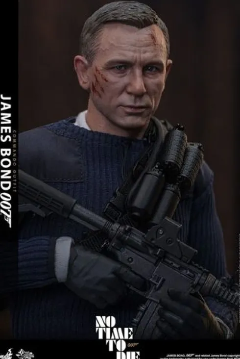 Sin tiempo para morir Figura Movie Masterpiece 1/6 James Bond (Commando Outfit) Hot Toys Exclusive 30 cm