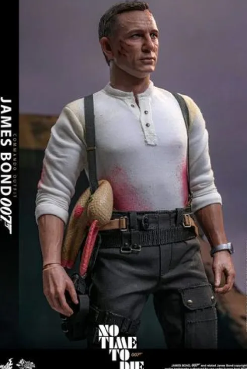 Sin tiempo para morir Figura Movie Masterpiece 1/6 James Bond (Commando Outfit) Hot Toys Exclusive 30 cm