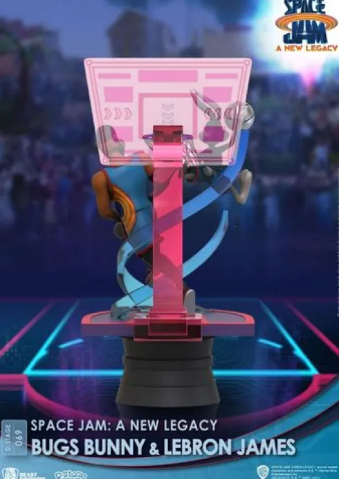 Space Jam: A New Legacy Diorama PVC D-Stage Bugs Bunny & Lebron James New Version 15 cm