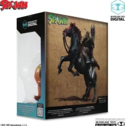 Spawn Figura Bloodaxe con caballo (Spawn: The Dark Ages) (McFarlane Toys 30th Anniversary) (Gold Label) 18 cm