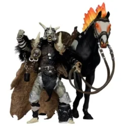 Spawn Figura Bloodaxe con caballo (Spawn: The Dark Ages) (McFarlane Toys 30th Anniversary) (Gold Label) 18 cm