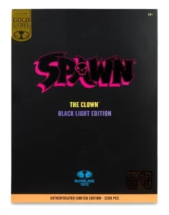 Spawn Figura The Clown (Black Light Edition) (Gold Label) 30 cm