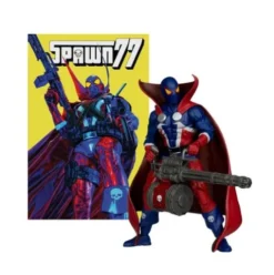 Spawn Page Punchers Figura Spawn 1977 Red and Blue (Chase) Red Platinum Edition 18 cm