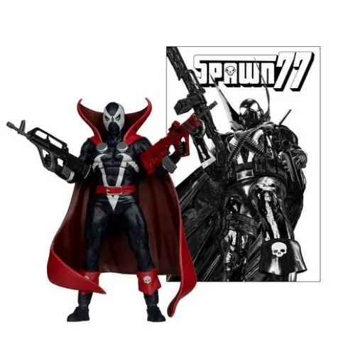 Spawn Page Punchers Figura Spawn 1977 Red and Black (Chase) Red Platinum Edition 18 cm