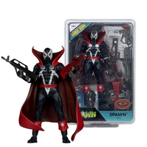 Spawn Page Punchers Figura Spawn 1977 Red and Black (Chase) Red Platinum Edition 18 cm