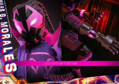 Spider-Man: Cruzando el Multiverso Figura Movie Masterpiece 1/6 Miles G. Morales 29 cm