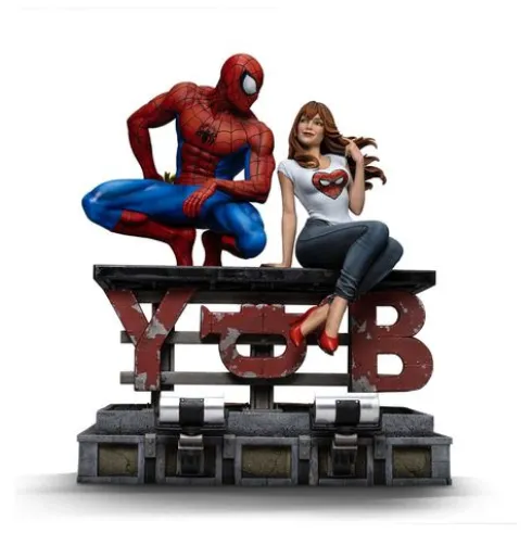 Spider-Man Estatua 1/6 Diorama Art Scale Spider-Man and Mary Jane 35 cm