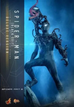 Spider-Man 3 Figura Movie Masterpiece 1/6 Spider-Man (Black Suit) (Deluxe Version) 30 cm