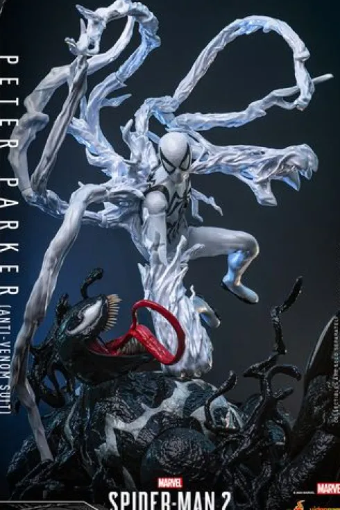 Spider-Man 2 Figura Video Game Masterpiece 1/6 Peter Parker (Anti-Venom Suit)