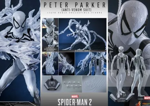 Spider-Man 2 Figura Video Game Masterpiece 1/6 Peter Parker (Anti-Venom Suit)