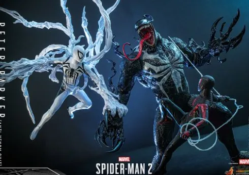 Spider-Man 2 Figura Video Game Masterpiece 1/6 Peter Parker (Anti-Venom Suit)