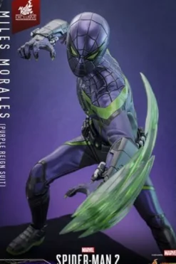Spider-Man 2 Figura Video Game Masterpiece 1/6 Miles Morales (Purple Reign Suit) Exclusive