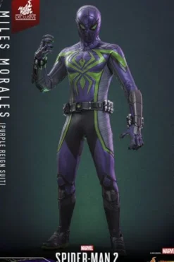 Spider-Man 2 Figura Video Game Masterpiece 1/6 Miles Morales (Purple Reign Suit) Exclusive