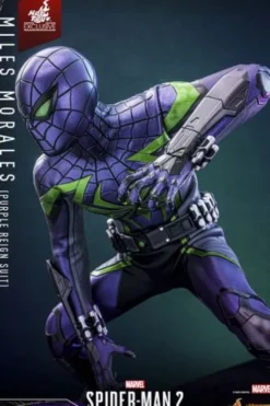 Spider-Man 2 Figura Video Game Masterpiece 1/6 Miles Morales (Purple Reign Suit) Exclusive