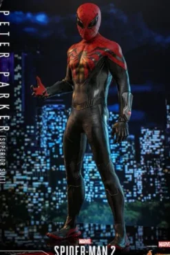 Spider-Man 2 Figura Video Game Masterpiece 1/6 Peter Parker (Superior Suit) 30 cm