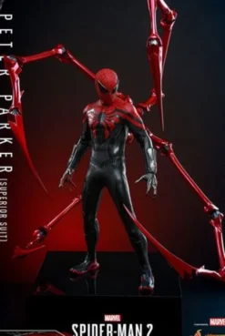 Spider-Man 2 Figura Video Game Masterpiece 1/6 Peter Parker (Superior Suit) 30 cm
