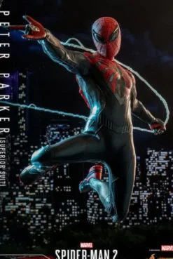Spider-Man 2 Figura Video Game Masterpiece 1/6 Peter Parker (Superior Suit) 30 cm