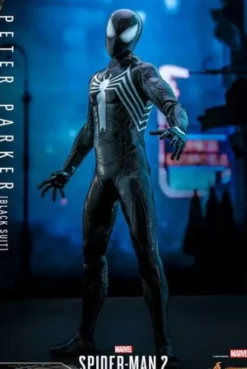 Spider-Man 2 Figura Video Game Masterpiece 1/6 Peter Parker (Black Suit) 30 cm