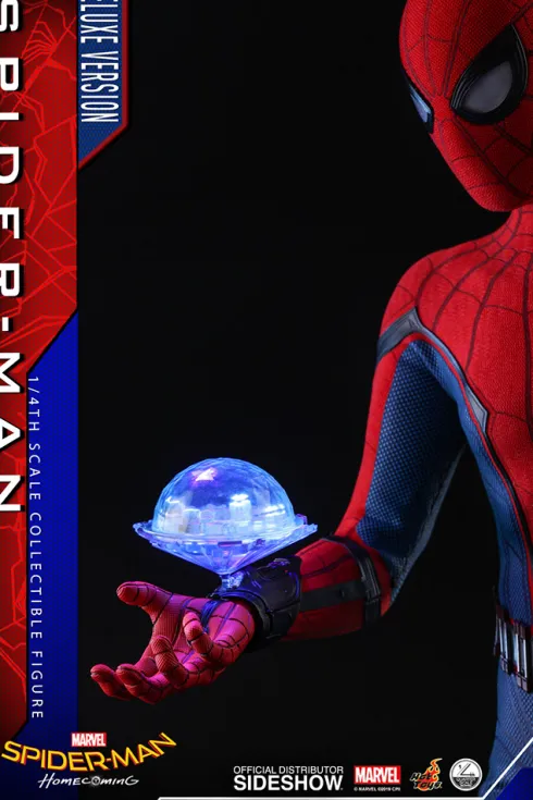 Spider-Man: Homecoming Figura Quarter Scale Series 1/4 Spider-Man Deluxe Version Hot Toys 44 cm