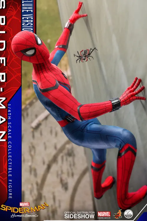 Spider-Man: Homecoming Figura Quarter Scale Series 1/4 Spider-Man Deluxe Version Hot Toys 44 cm