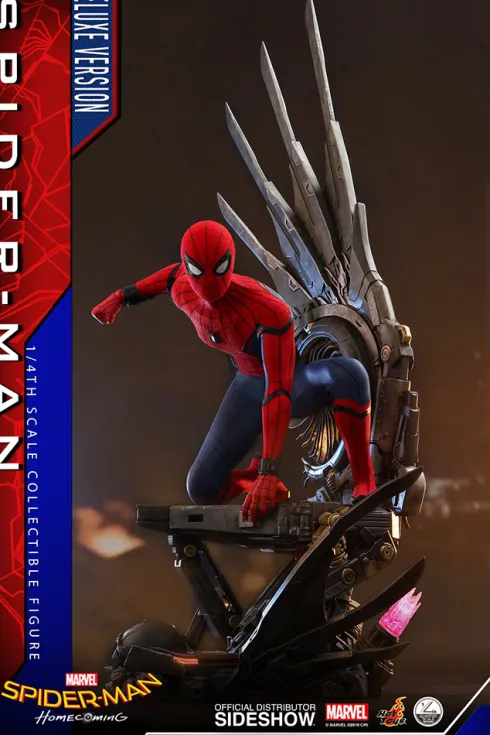 Spider-Man: Homecoming Figura Quarter Scale Series 1/4 Spider-Man Deluxe Version Hot Toys 44 cm